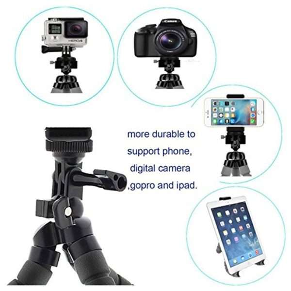 Mini Flexible Sponge Octopus Tripod Smartphone Tripod For Gopro 10 9 Camera Accessory - Image 2