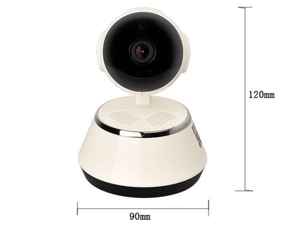 Wireless IP Camera WIFI 720P Home Security Cam Micro SD Slot Support Microphone & P2P Free APP ABS Plastic - Image 2