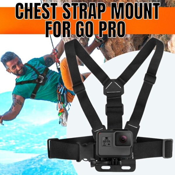 Chest Strap Mount Accessories Adjustable Phone Holder For GoPro Hero 9 8 - Image 2