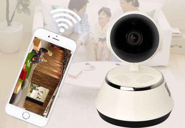 Wireless IP Camera WIFI 720P Home Security Cam Micro SD Slot Support Microphone & P2P Free APP ABS Plastic - Image 3