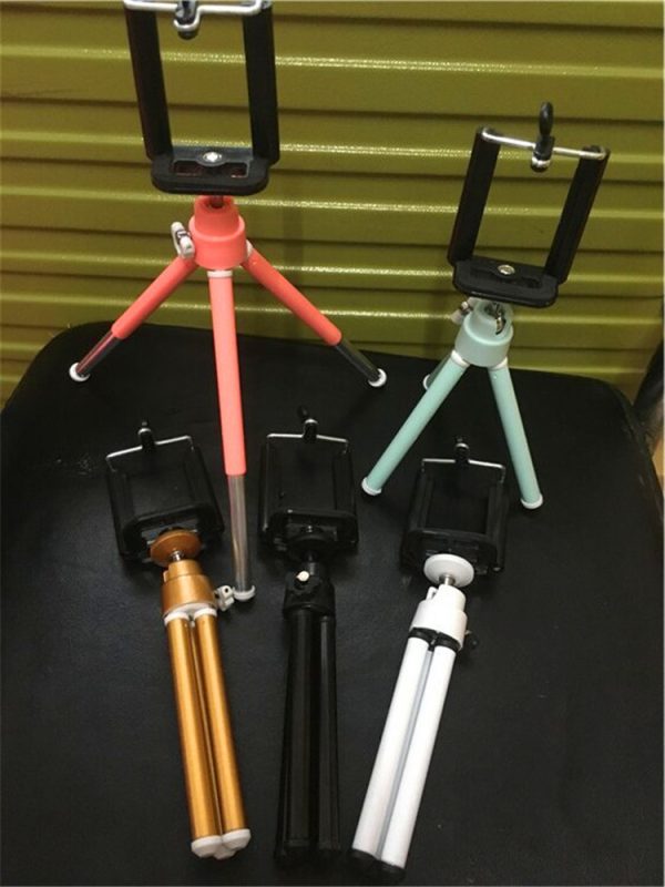 Compatible with Apple, Colorful digital camera Tripod stand Mini mobile phone stand Desktop photography Live selfie network red stand - Image 4