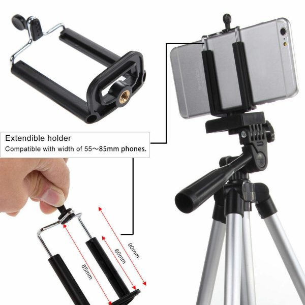 Professional Camera Tripod Stand Holder Mount For Cell Phone, Portable Tripod, Mobile Phone Live Stream Holder, Camera Tripod - Image 3