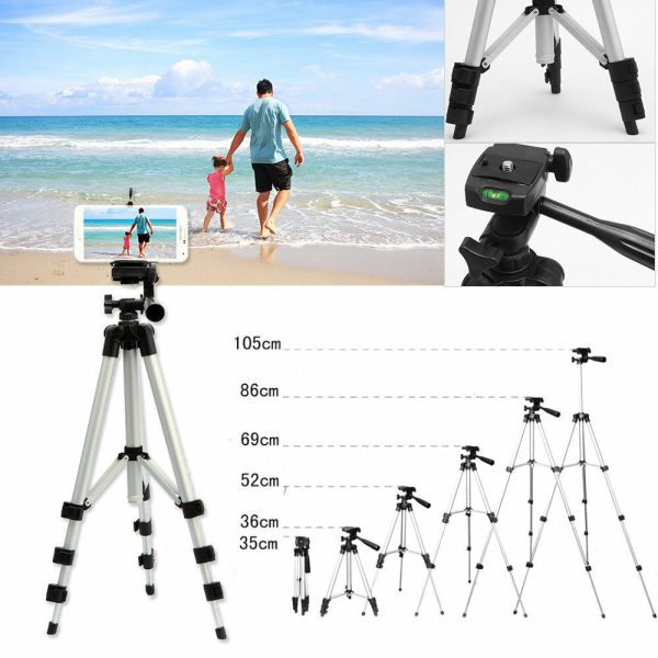 Professional Camera Tripod Stand Holder Mount For Cell Phone, Portable Tripod, Mobile Phone Live Stream Holder, Camera Tripod - Image 8