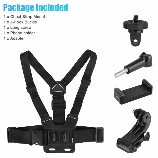 Chest Strap Mount Accessories Adjustable Phone Holder For GoPro Hero 9 8 - Image 8